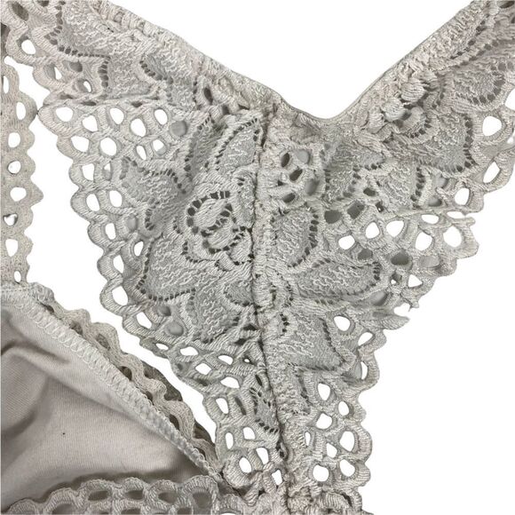 Aerie Silver Gray Bralette size Large - Picture 7 of 7
